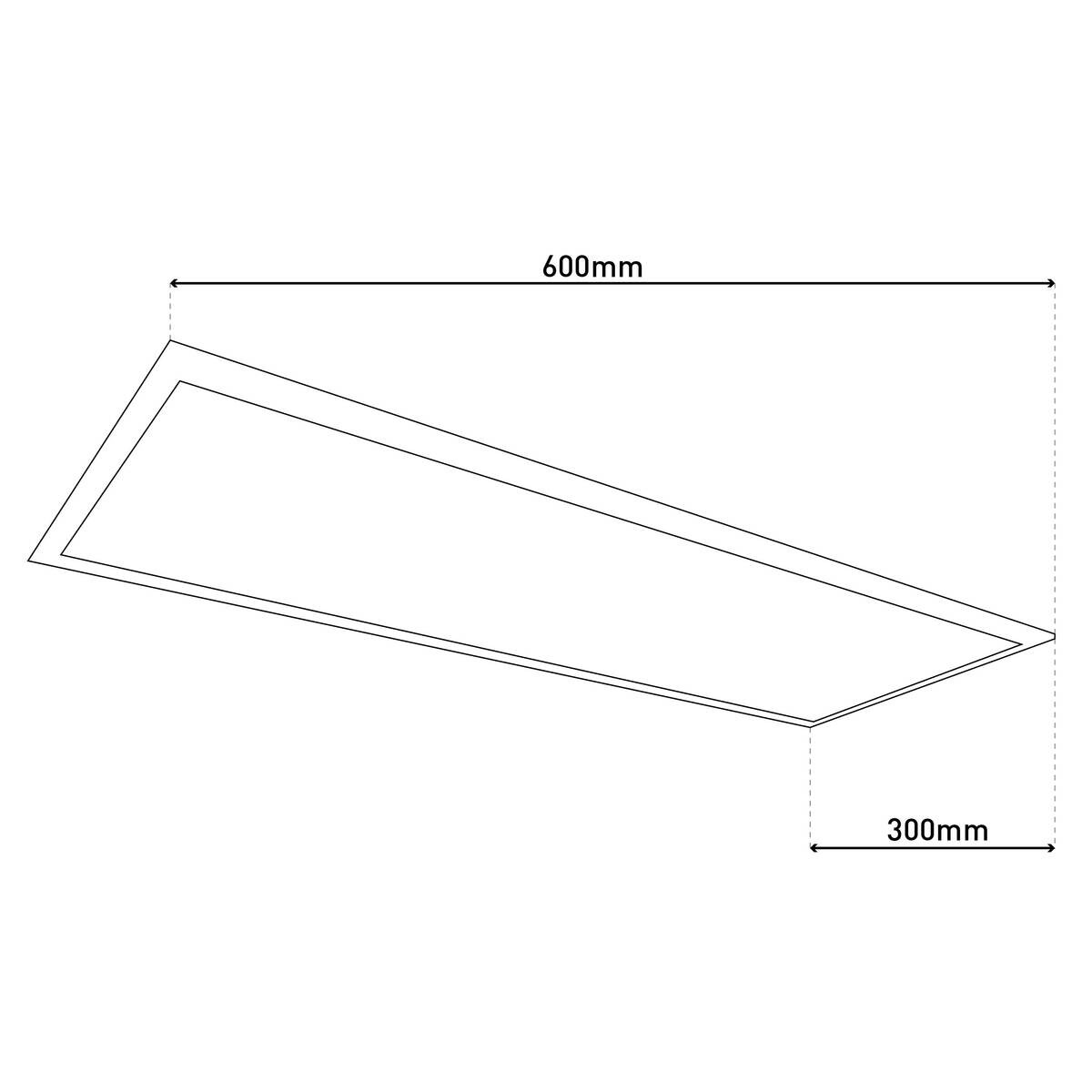 Näve Leuchten Deckenleuchte 1348723 weiß Metall Kunststoff B/H/T: ca. 30x5x60 cm null 1 Brennstellen