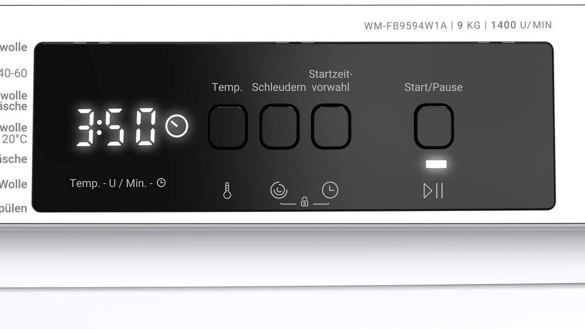 Daewoo Waschmaschine WM-FB9594W1A-DE weiß B/H/T: ca. 59,7x84,5x58,2 cm