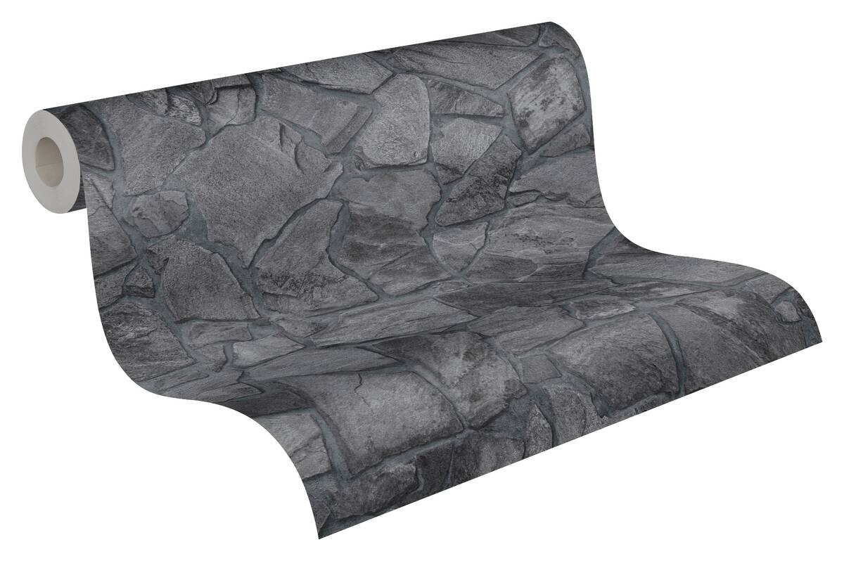 A.S.Creation Vliestapete grau anthrazit B/H/D: ca. 53x1005x8,3 cm