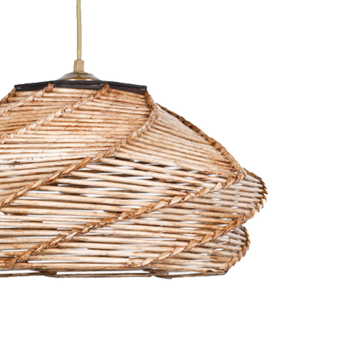 Opviq Pendelleuchte Ovale kamel B/H/T/L/D: ca. 36x65x36x36x36 cm E27 1 Brennstellen