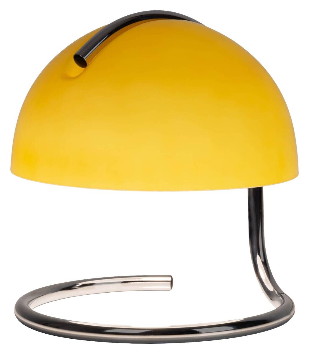 Näve Leuchten Tischleuchte gelb Metall Glas B/H/T/D: ca. 23,5x25x23,5x23,5 cm E27 1 Brennstellen
