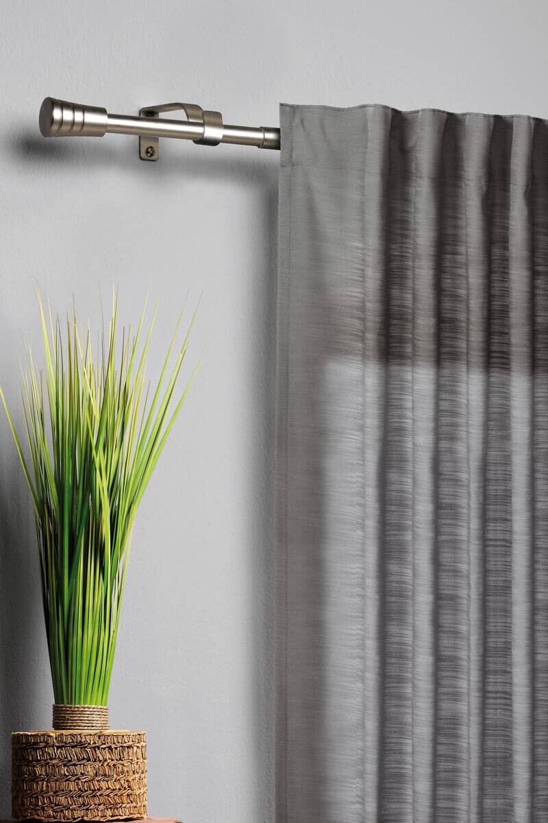 ondeco Stilgarnituren habito_rillmino Edelstahloptik Metall ausziehbar von ca. 120 bis 210 cm 1.0 Läufe