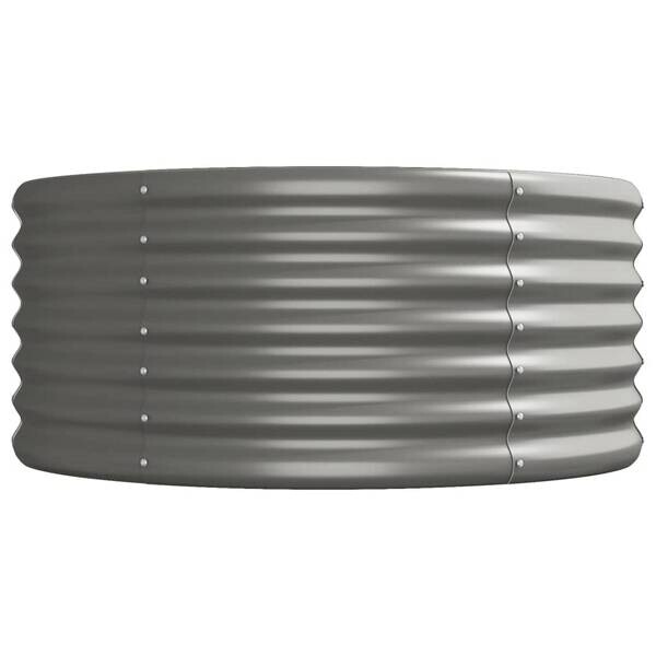Hochbeet grau Stahl B/H/L: ca. 440x36x440 cm