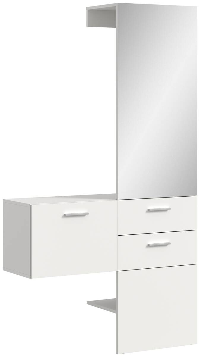 Garderobe VAGA weiß B/H/T: ca. 104x190x36 cm