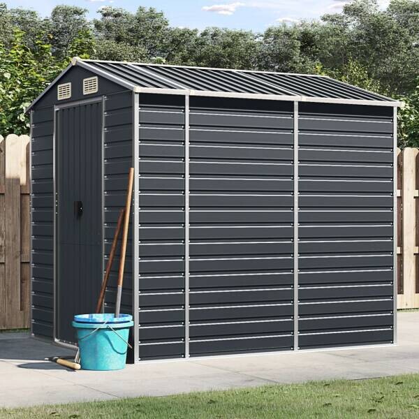 vidaXL Gartenhaus anthrazit B/H/T: ca. 191x198x215 cm