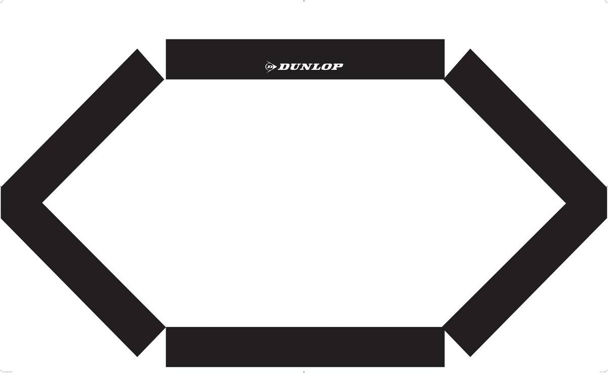 Dunlop faltbares Fußballtor schwarz B/H/T: ca. 90x59x61 cm