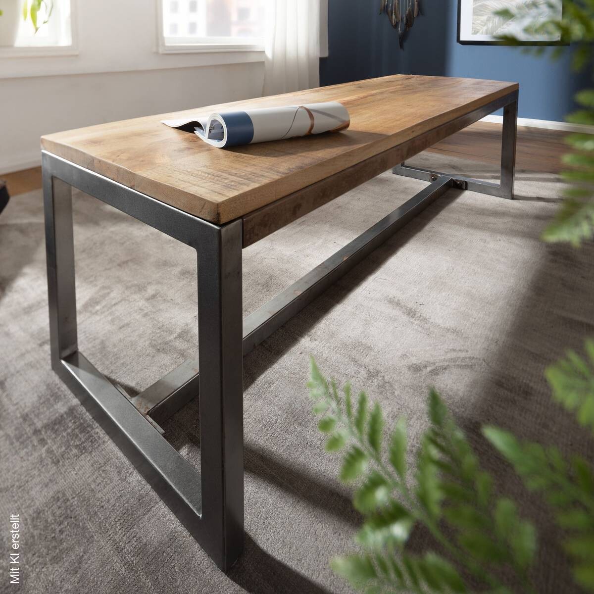 Eckbank natur B/H/T: ca. 120x46x45 cm