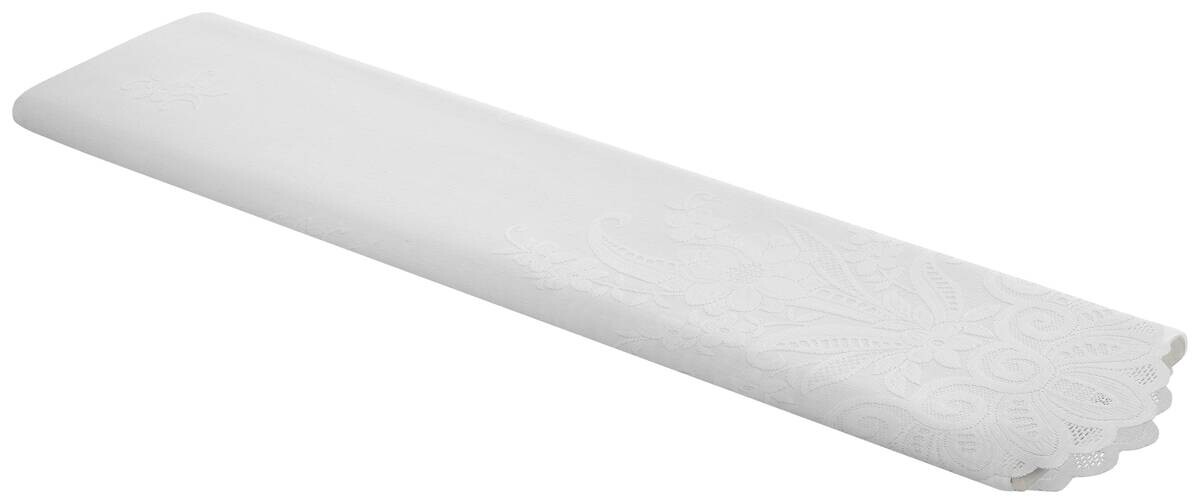 Store-Meterware weiß 100% Polyester H: ca. 145 cm