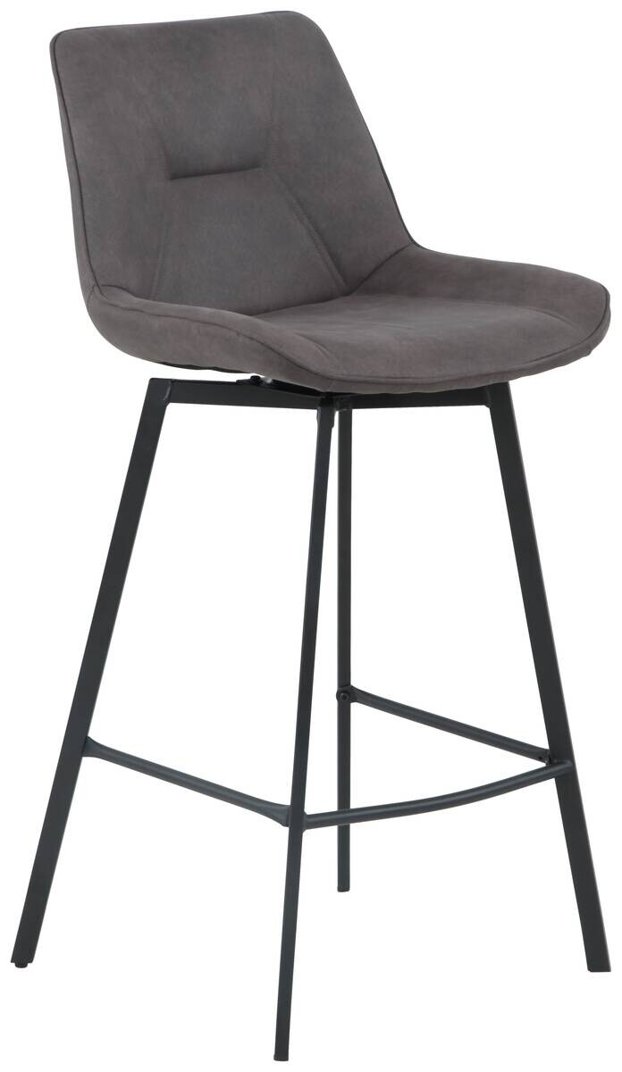 Barhocker Rumba anthrazit Microfaser B/H/T: ca. 49x103x54 cm