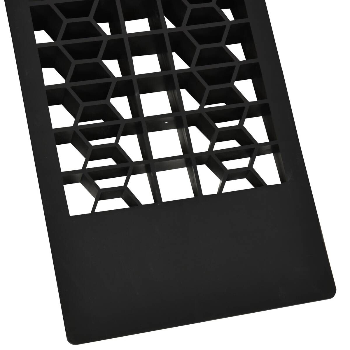 HOMCOM Haushaltshelfer schwarz Kunststoff B/H/L: ca. 19,5x70x7,8 cm