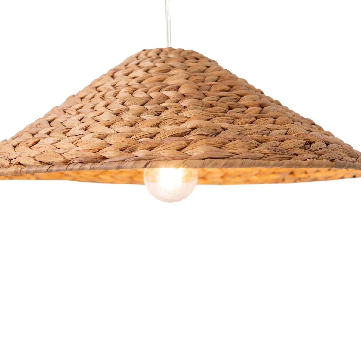 Näve Leuchten Pendelleuchte 7088027 natur B/H/T: ca. 45x124x45 cm E27 1 Brennstellen