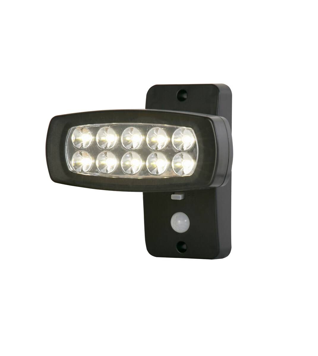LED-Außenwandleuchte klar schwarz B/H/T: ca. 15,5x14,5x11 cm