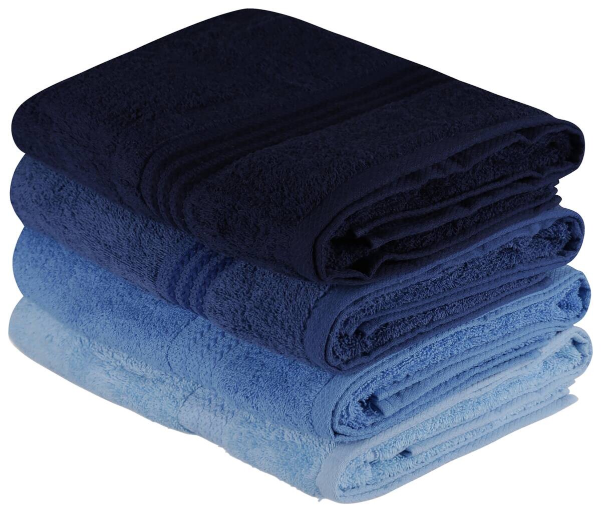 Mijolnir Frottier-Set dunkelblau blau 100% Baumwolle B/L: ca. 70x140 cm