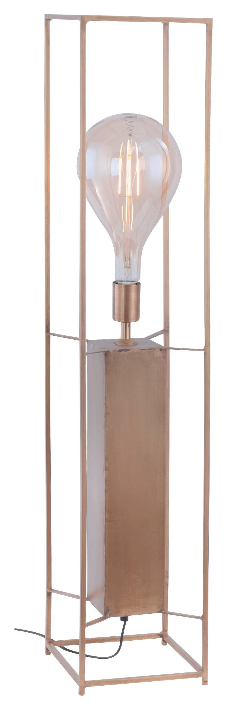 Paul Neuhaus Stehlampe PN766-90 messing Metall B/H/L: ca. 20x99x20 cm E27 1 Brennstellen