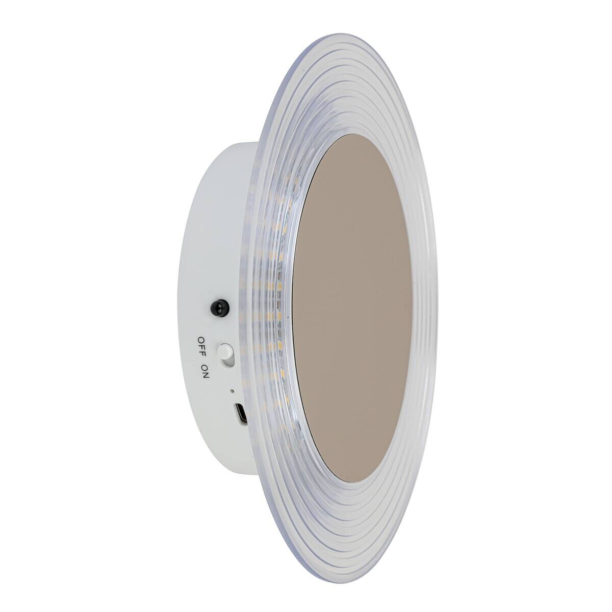 Nolo Akku-LED-Wandleuchte Dot H/D: ca. 3x18 cm