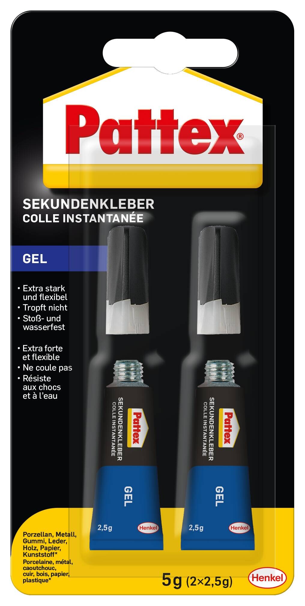 Pattex Sekundenkleber ca. 5 g 2 tlg.