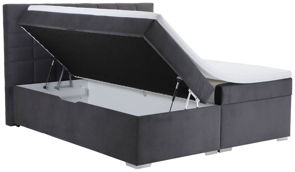 Boxbett Adria dunkelgrau Liegefläche B/L: ca. 180x200 cm