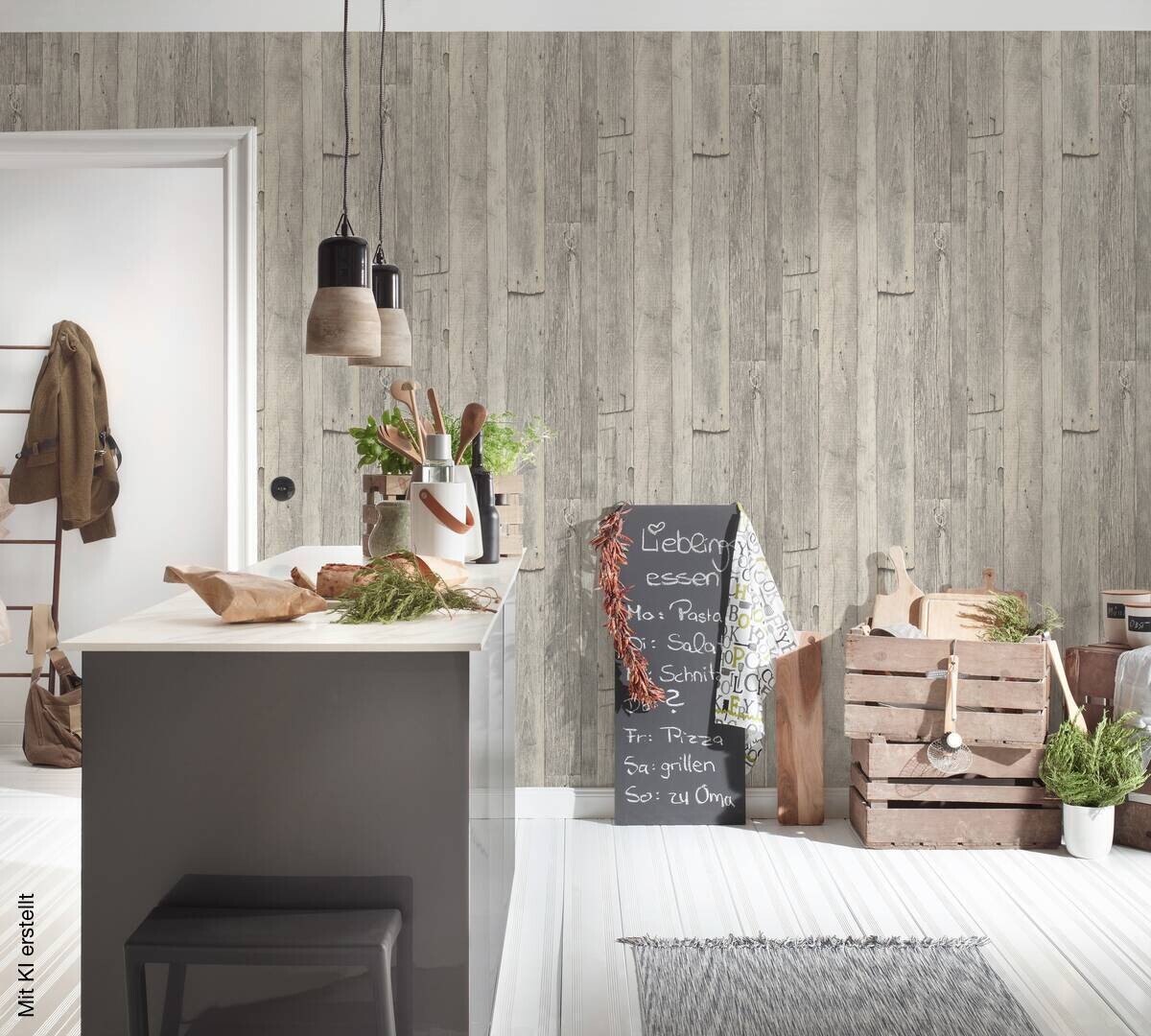 A.S.Creation Vliestapete beige creme B/H/D: ca. 53x1005x7,8 cm