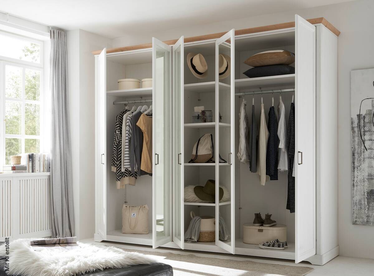 Kleiderschrank Jasmin B/H/T: ca. 266x220x64 cm