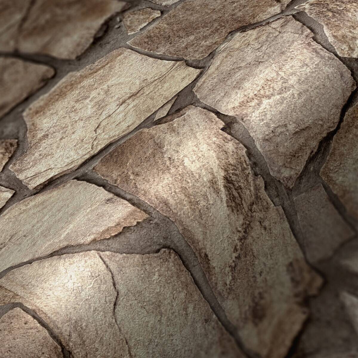 A.S.Creation Vliestapete grau beige B/H/D: ca. 53x1005x8,3 cm