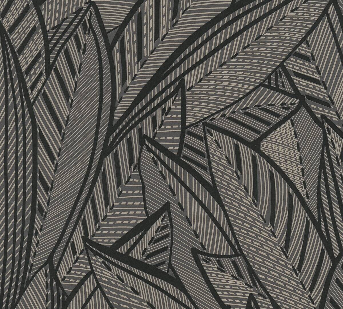 A.S.Creation Vliestapete schwarz B/H/D: ca. 53x1005x9,7 cm