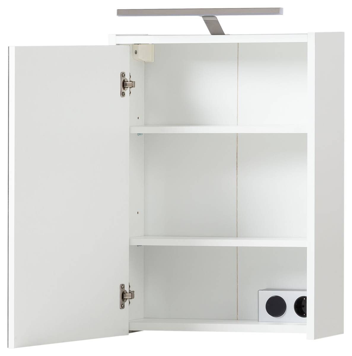 Spiegelschrank Flag weiß glanz B/H/T: ca. 43,5x64x16 cm