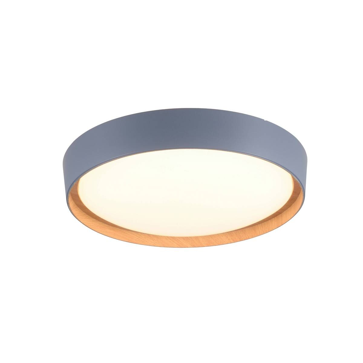 Just Light LED-Deckenleuchte EMILIA 14347-15 grau Kunststoff Metall B/H/D: ca. 40x10x40 cm 1 Brennstellen