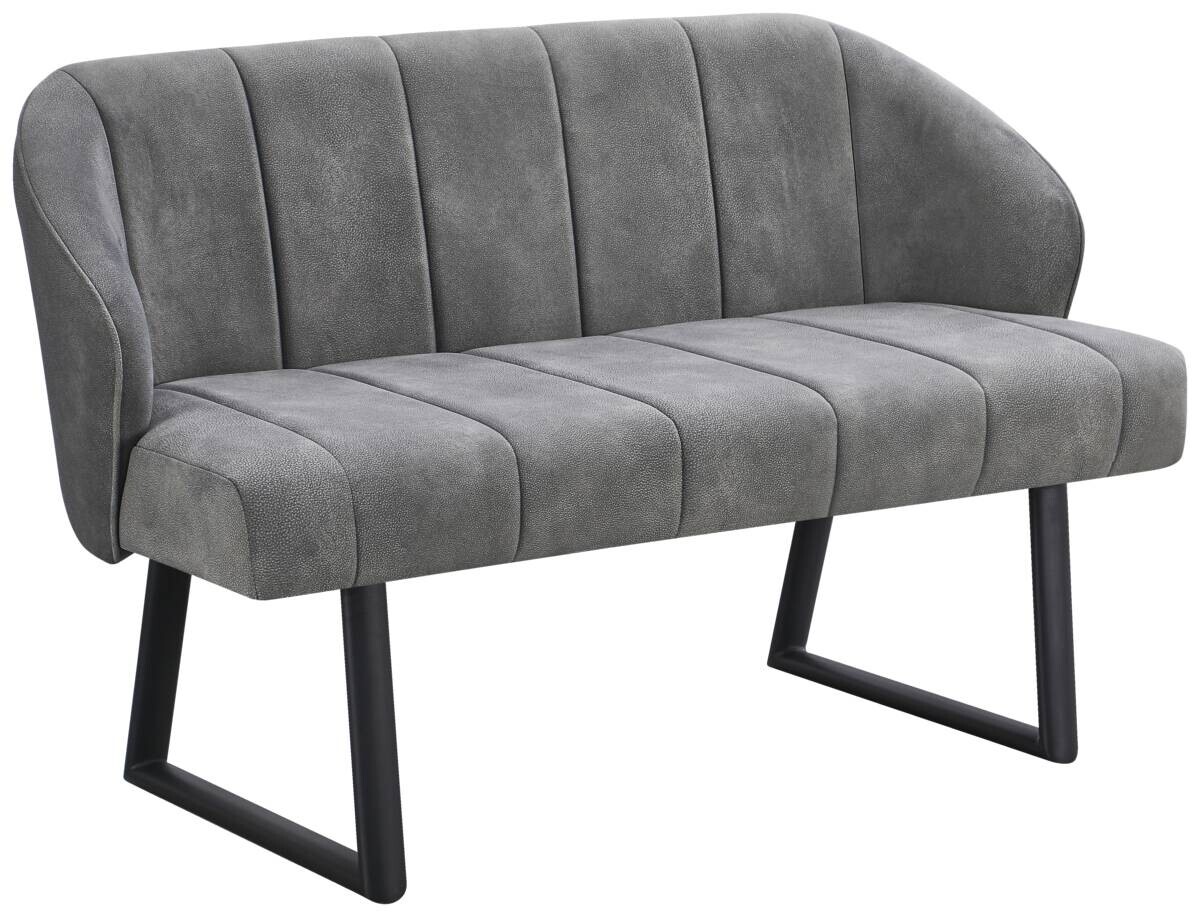 Polsterbank Sven grau B/H/T: ca. 131x81,5x63 cm