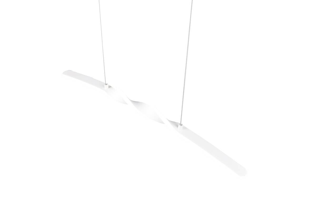 Reality LED Pendelleuchte Ginko weiß Metall B/H/T: ca. 79x15x9 cm 1 Brennstellen