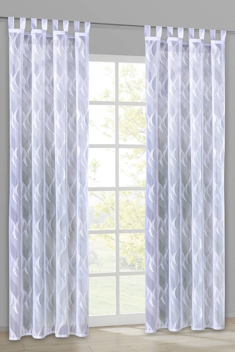 Kombivorhang Paulin weiß B/L: ca. 150x245 cm