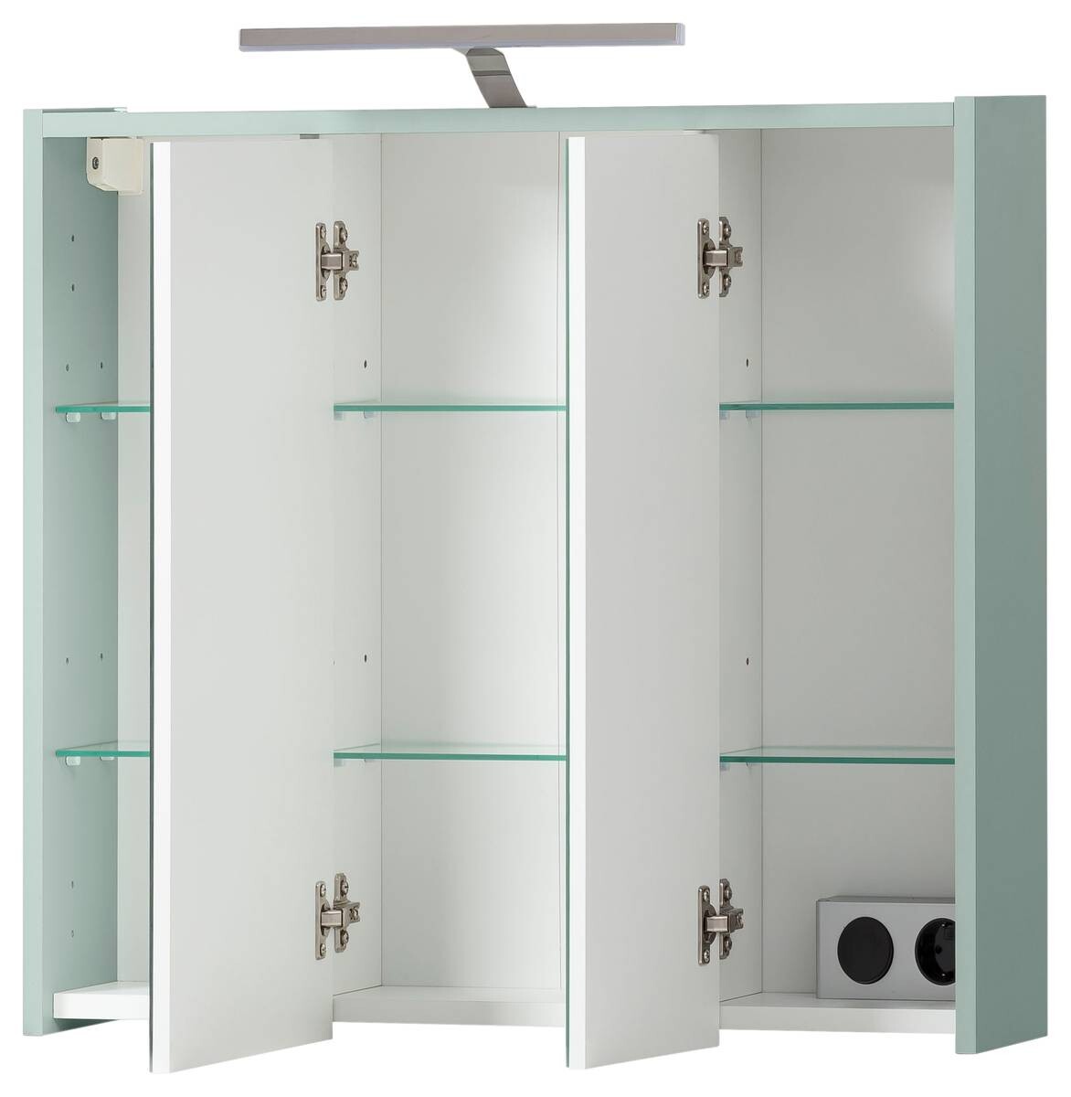 Spiegelschrank Flag Pistazie B/H/T: ca. 65x64x16 cm