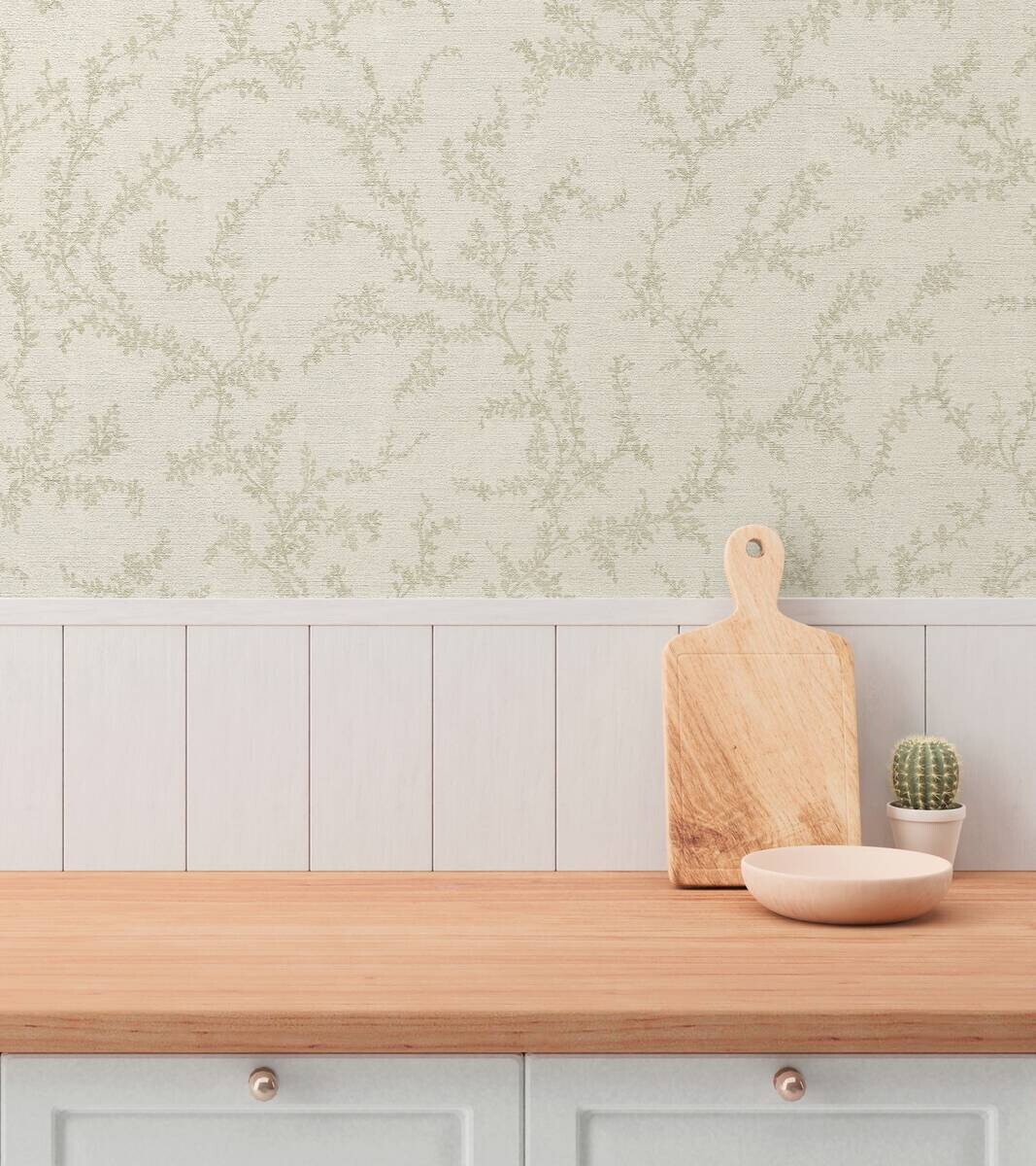 A.S.Creation Vliestapete grau creme B/H/D: ca. 53x1005x8,2 cm