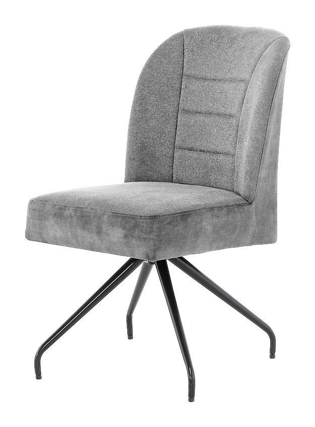 Stuhl grau B/H/T: ca. 47x88x63 cm