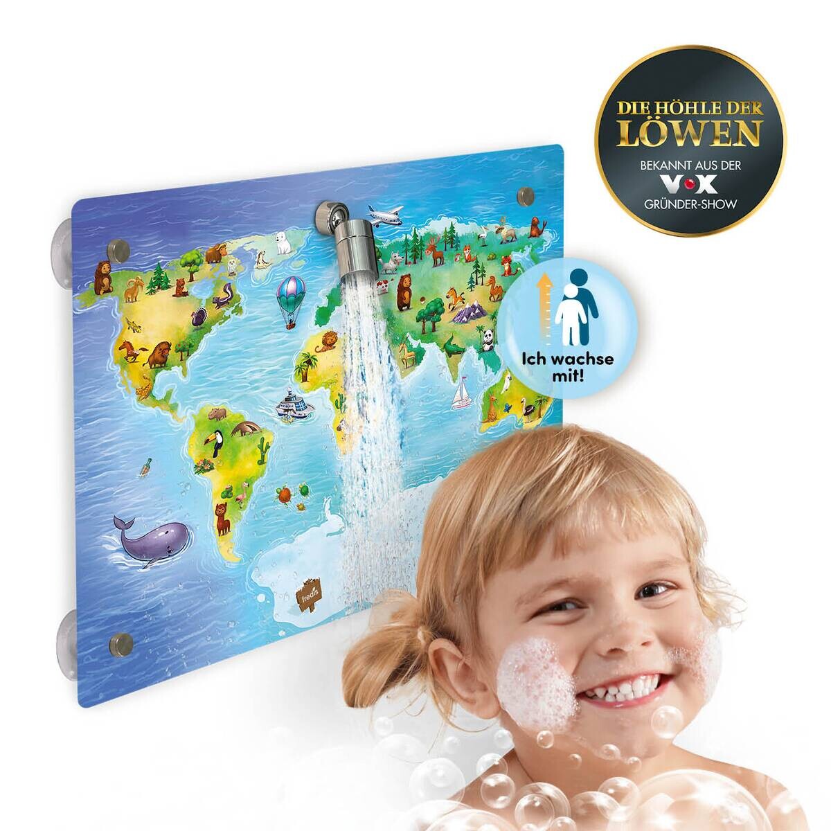 fredis Kinderdusche mehrfarbig