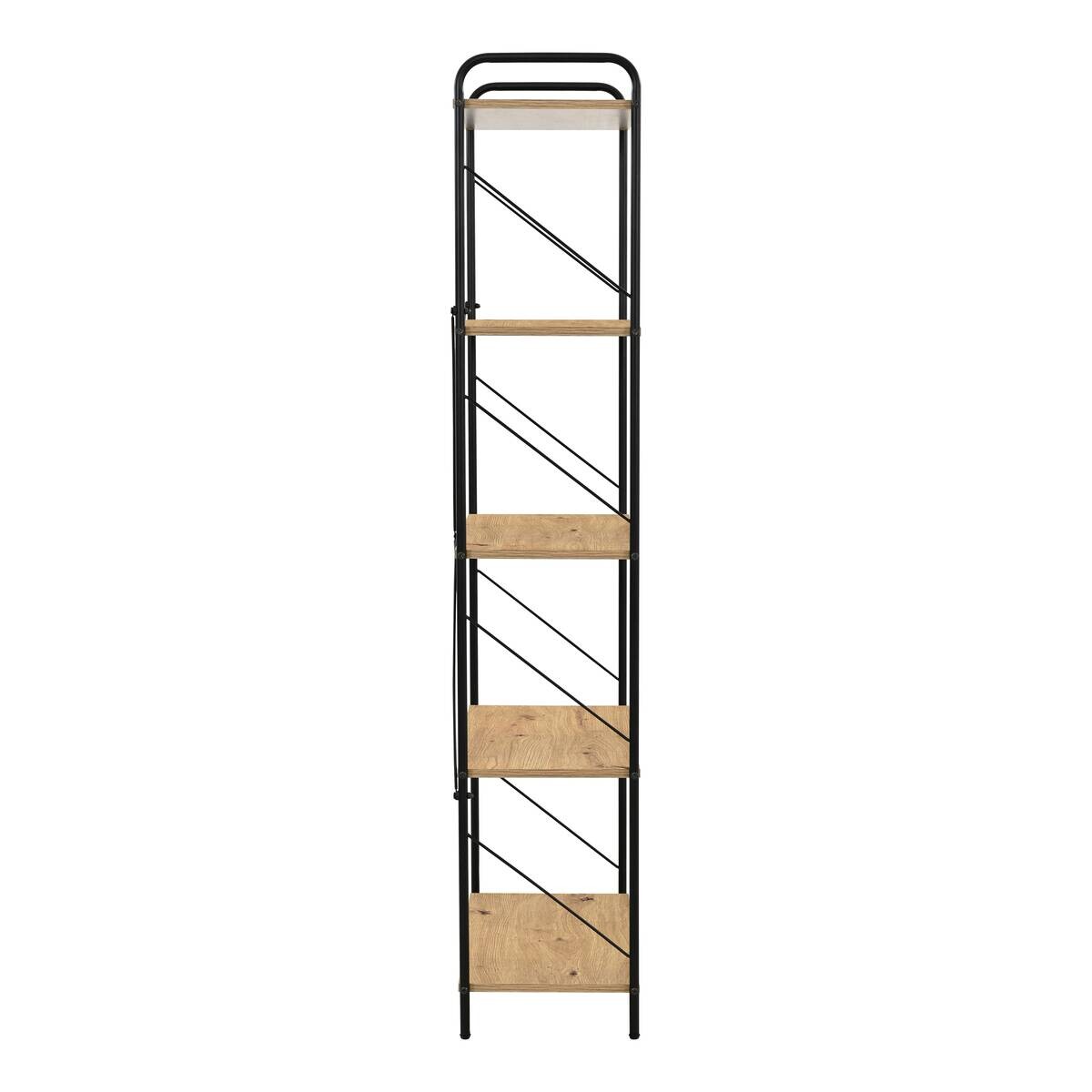 Standregal Nala Holzoptik Artisan Nachbildung schwarz B/H/T: ca. 63,2x160x30 cm