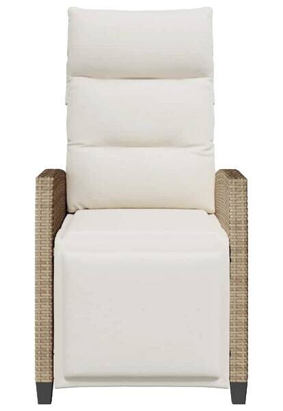 vidaXL Gartensessel beige Polyester B/H/L: ca. 58x94x65 cm