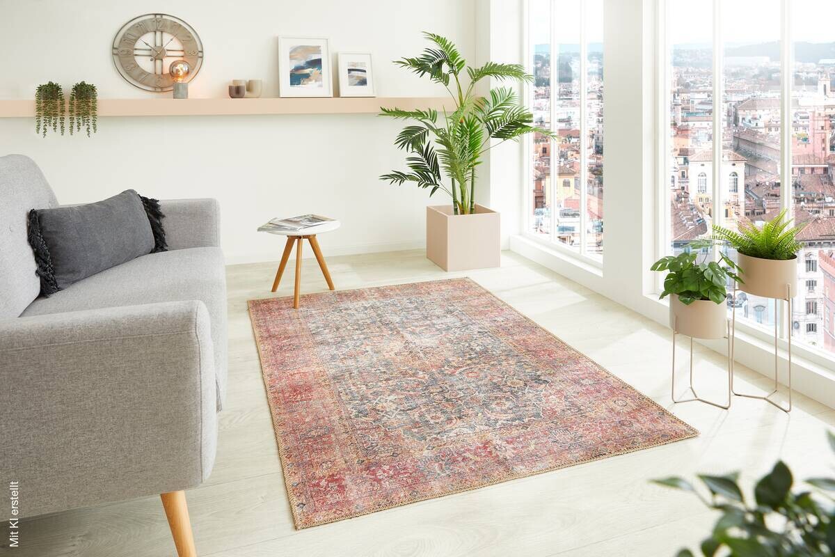 Luxor Living Teppich Lago rot B/L: ca. 160x230 cm