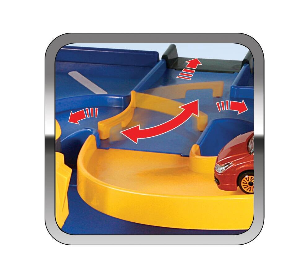 Bburago Parkhaus Garage Spielset Street Fire Parking Playset B/H/L: ca. 69x69x85 cm