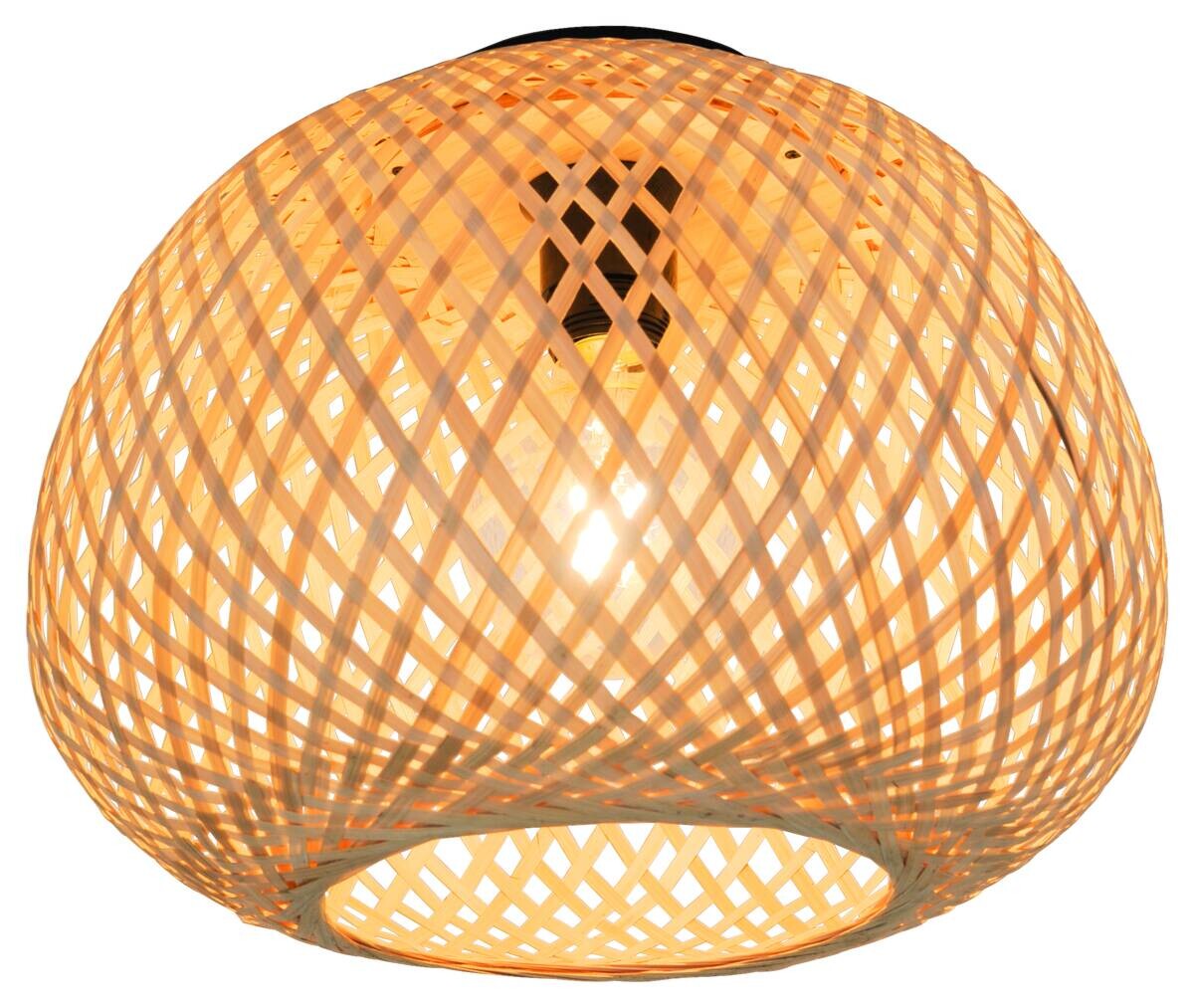 POCOline Deckenleuchte Salome Bambus H/D: ca. 27x35 cm E27 1 Brennstellen