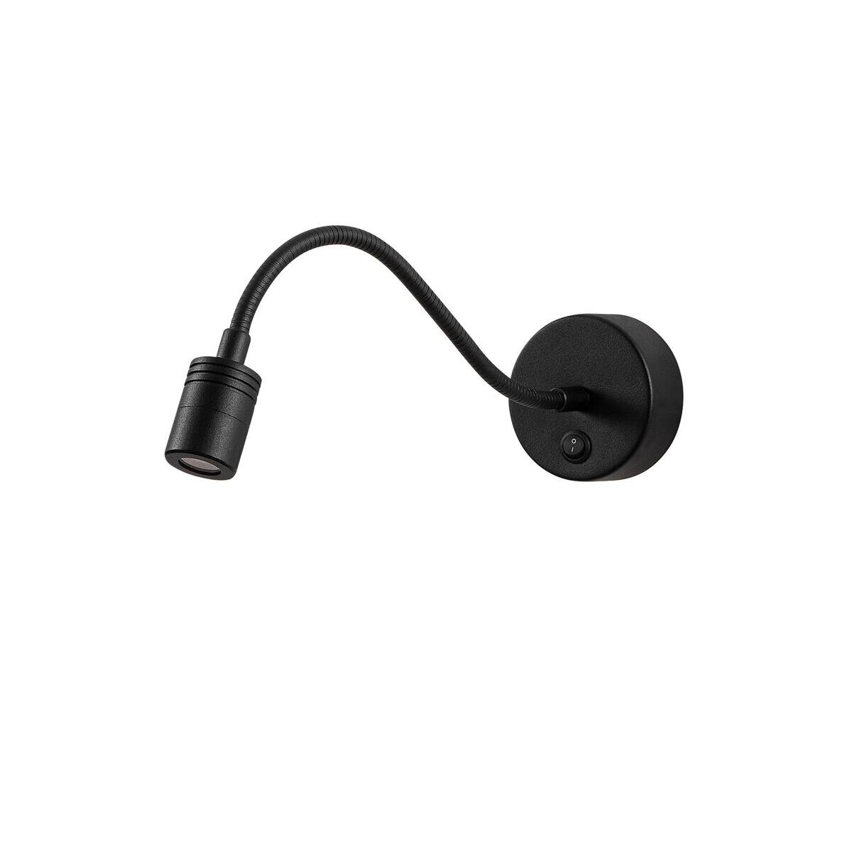 Opviq Wandleuchte schwarz Metall B/H/L: ca. 38x15x8 cm 1 Brennstellen