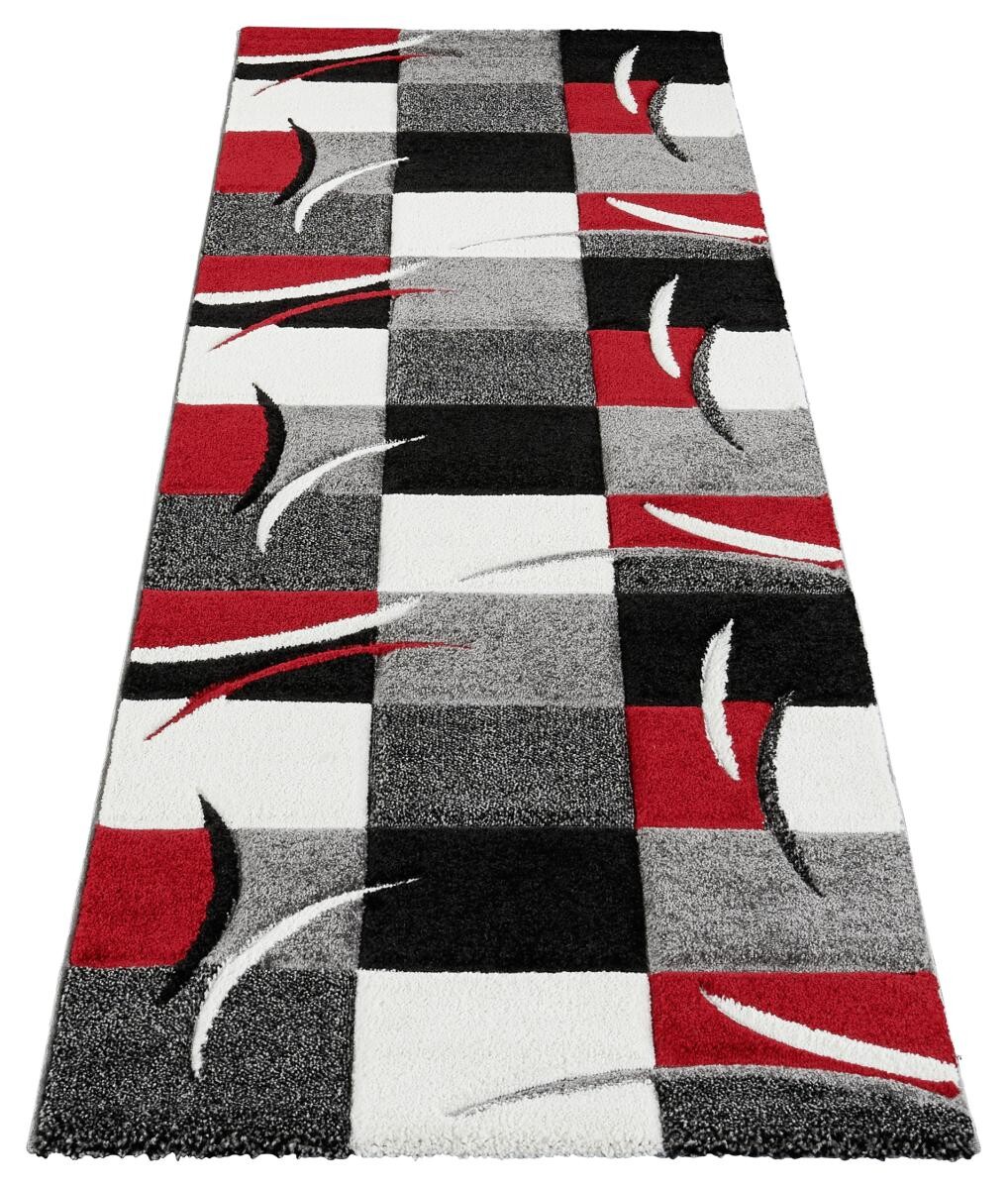 Webteppich Casino rot B/L: ca. 80x300 cm