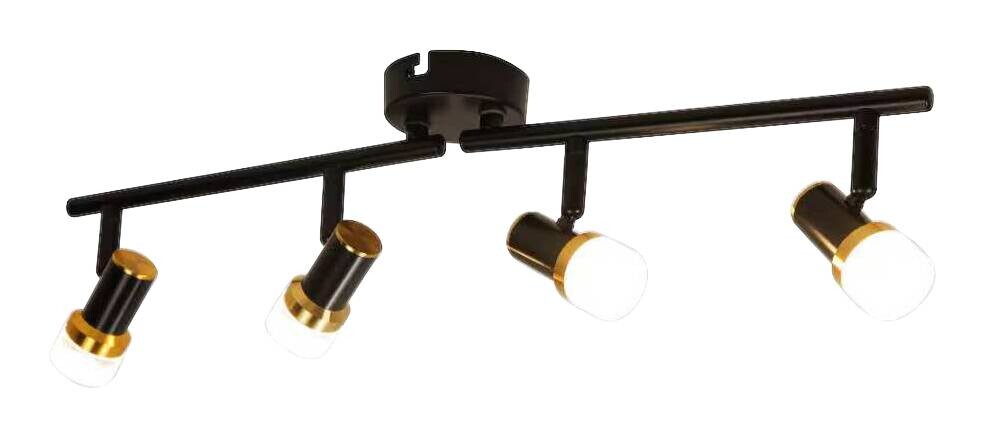 POCOline LED-Spot 4-flg. Giulia schwarz Kupfer B/H/L: ca. 12x8x56 cm 4 Brennstellen