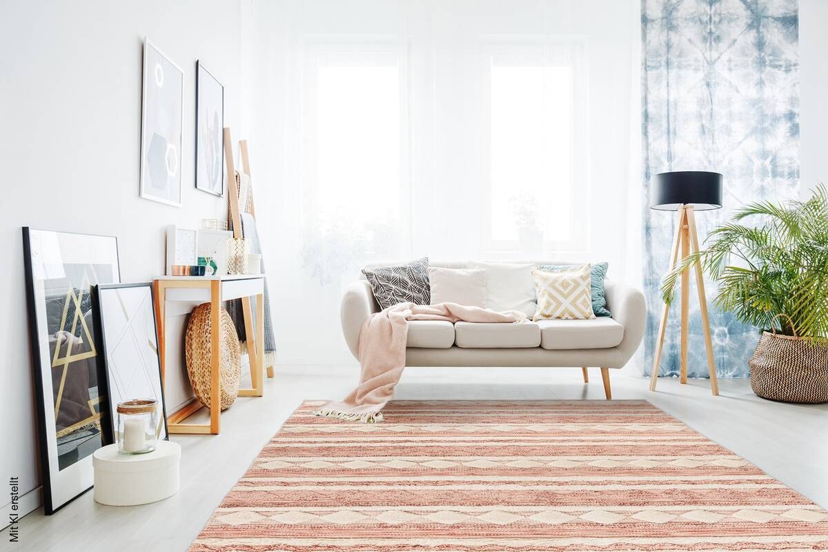 360Living Teppich Bohist creme B/L: ca. 200x290 cm