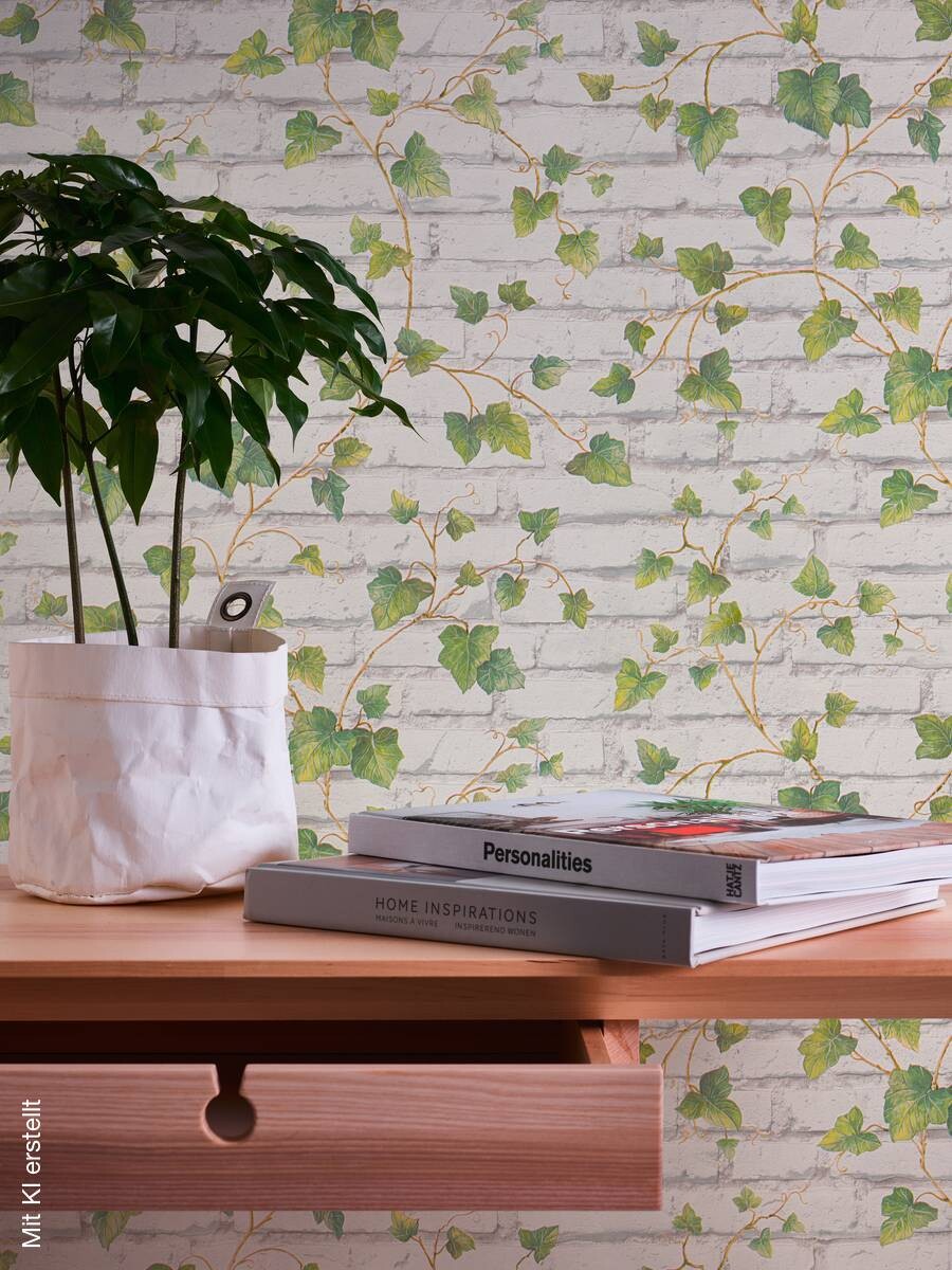 A.S.Creation Vliestapete Best of Wood`n Stone 2nd Edition Steine grün braun weiß B/L: ca. 53x1005 cm