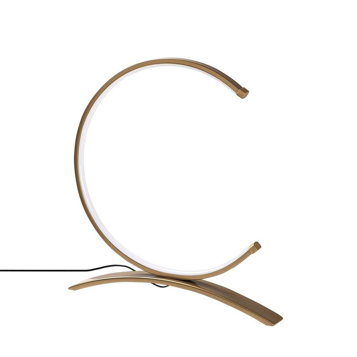 Opviq LED-Tischleuchte gold B/H/T: ca. 35x34x4 cm