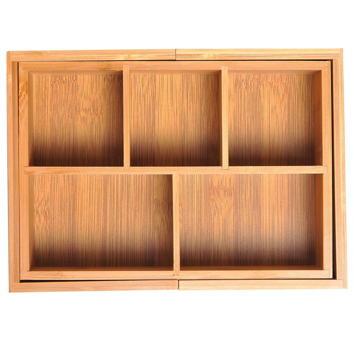 Aufbewahrungsbox 833-470 natur Bambus B/H/T: ca. 24,6x17,6x7 cm
