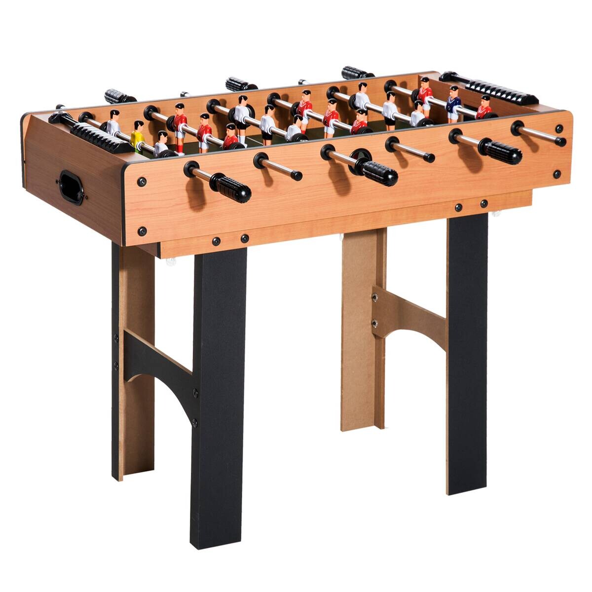HOMCOM Multispieltisch schwarz MDF B/H/L: ca. 43x73x87 cm