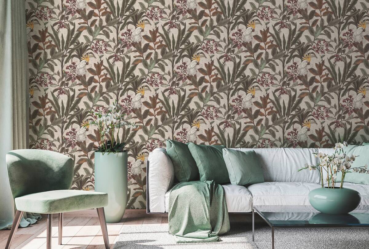 A.S.Creation Vliestapete creme rosa B/H/D: ca. 53x1005x8 cm