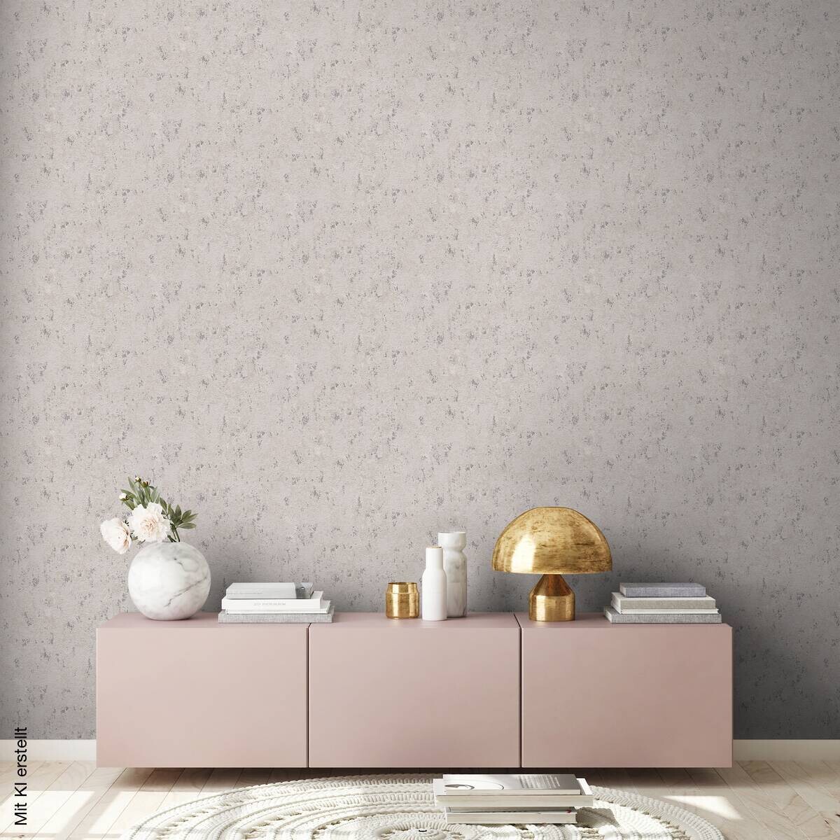 A.S.Creation Vliestapete silber beige B/H/D: ca. 53x1005x9 cm