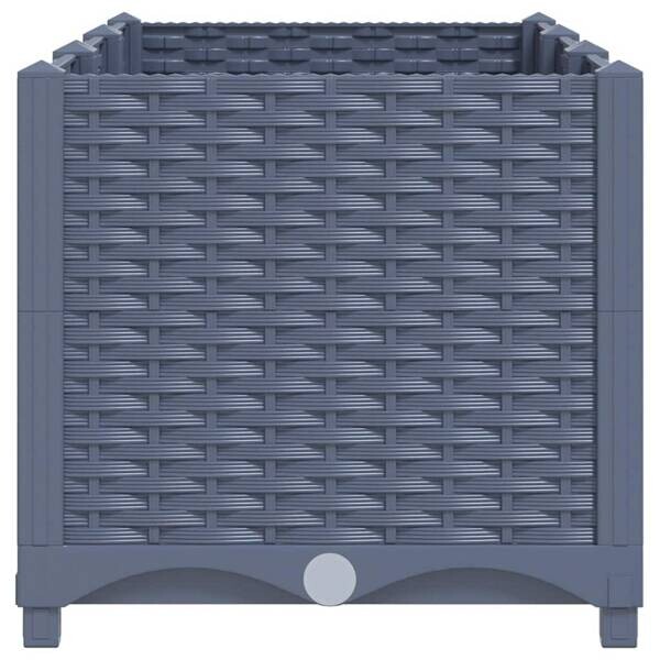 Hochbeet grau Polypropylen B/H/L: ca. 40x38x120 cm